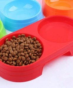 Alternative view of Plastic Double Circle Pet Bowl