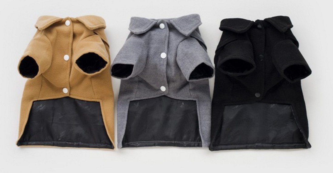 Woolen Jacket Trench Coat Winter Pet Clothes - Image 4