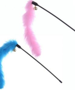 Turkey Hair Hung Pet Stick Toy