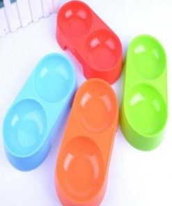 Plastic Double Circle Pet Bowl