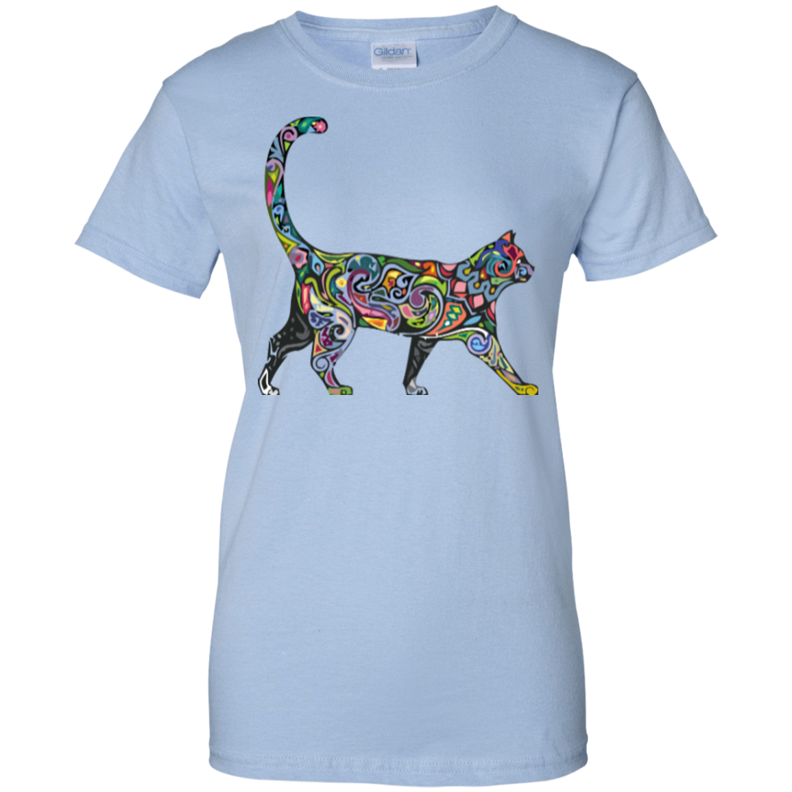 Celebrate Pride Tattooed Cat T-Shirt - Image 4