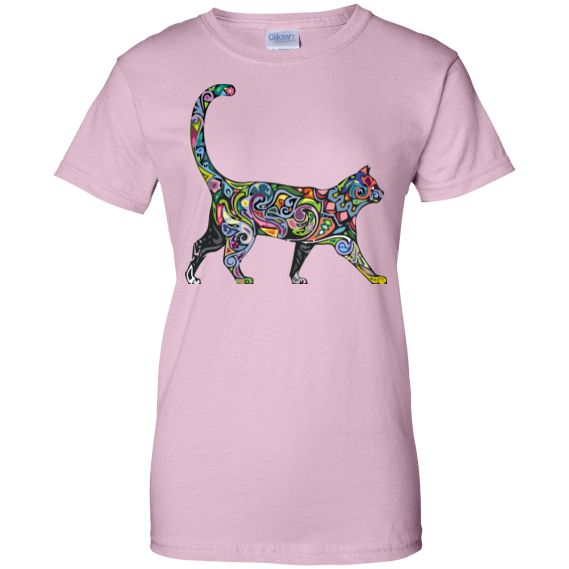 Celebrate Pride Tattooed Cat T-Shirt - Image 5