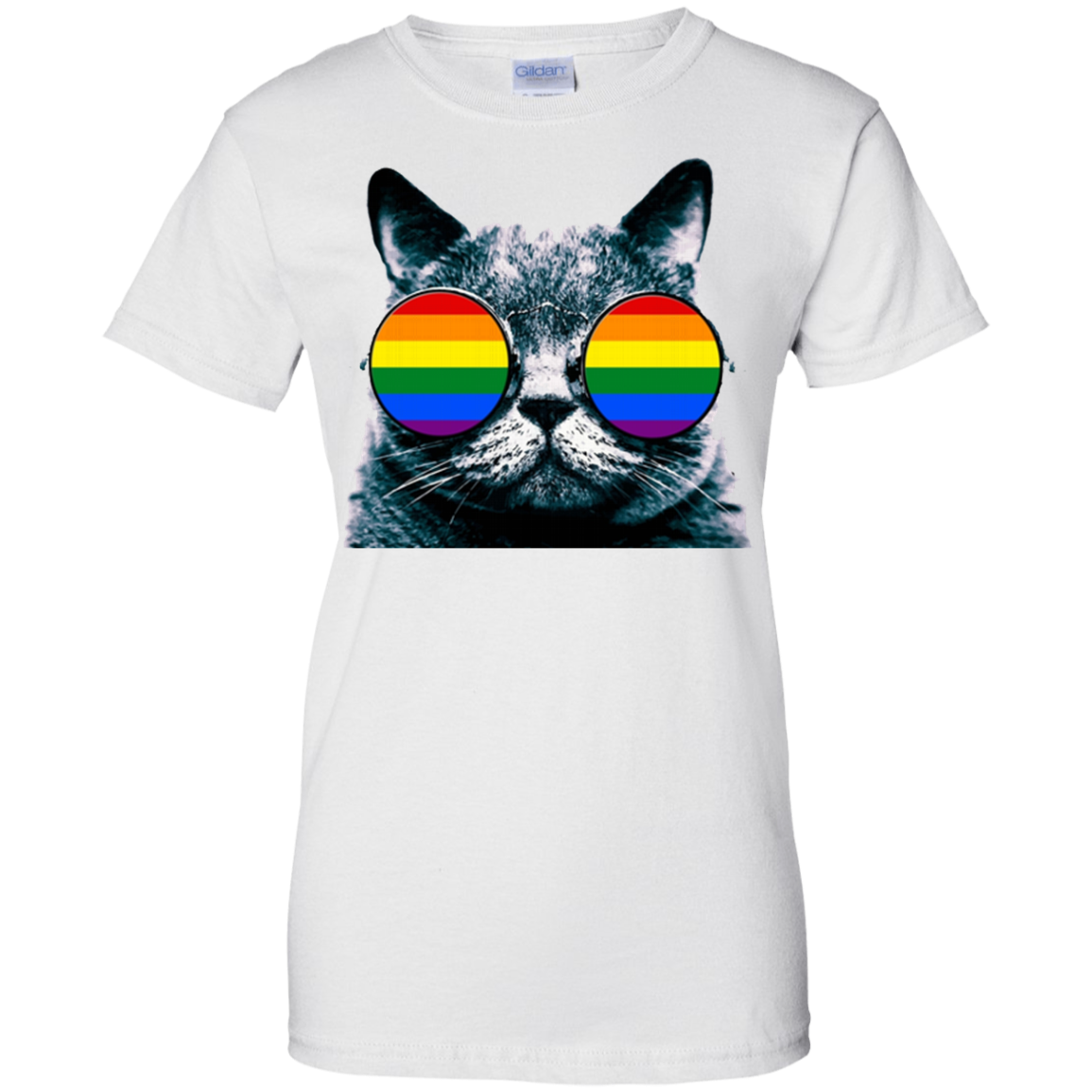 Hipster Cat Tee - Image 2
