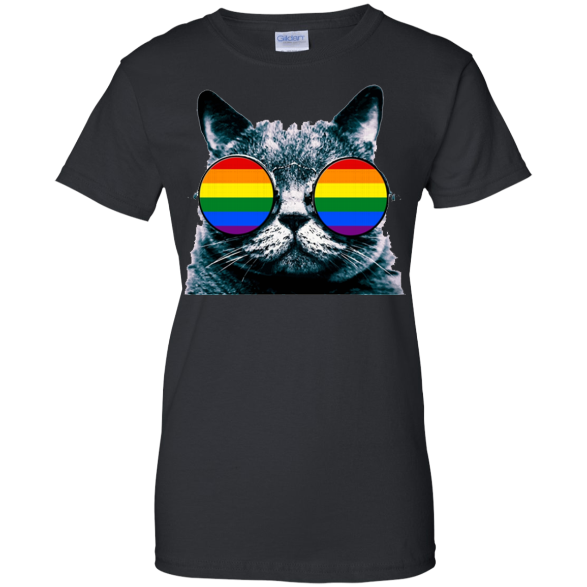 Hipster Cat Tee - Image 3