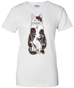 Alternative view of Badass Tattooed Cat Tee