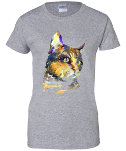 Alternative view of Watercolor Cat Inspiration Tee